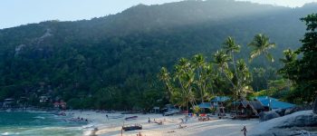 View of a beach on Ko Pha-Ngan island